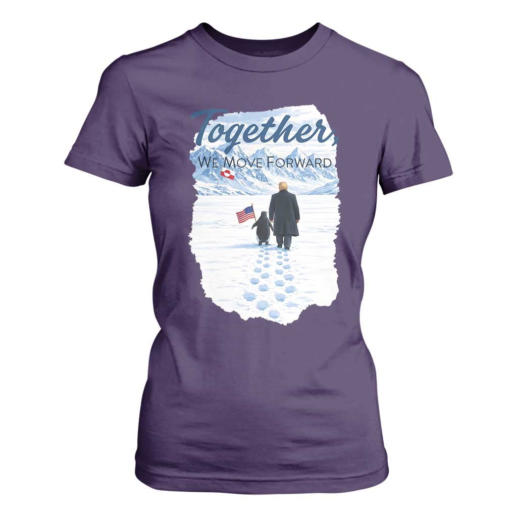 Funny Penguin Protest T Shirt For Women Trump Nihilist Penguin Minimal Political Meme TS14 Purple Print Your Wear