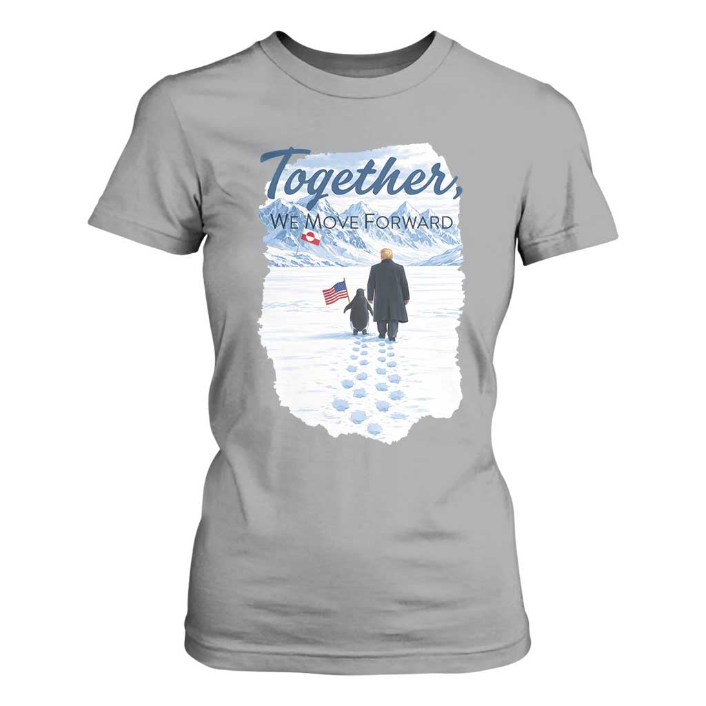 Funny Penguin Protest T Shirt For Women Trump Nihilist Penguin Minimal Political Meme TS14 Sport Gray Print Your Wear