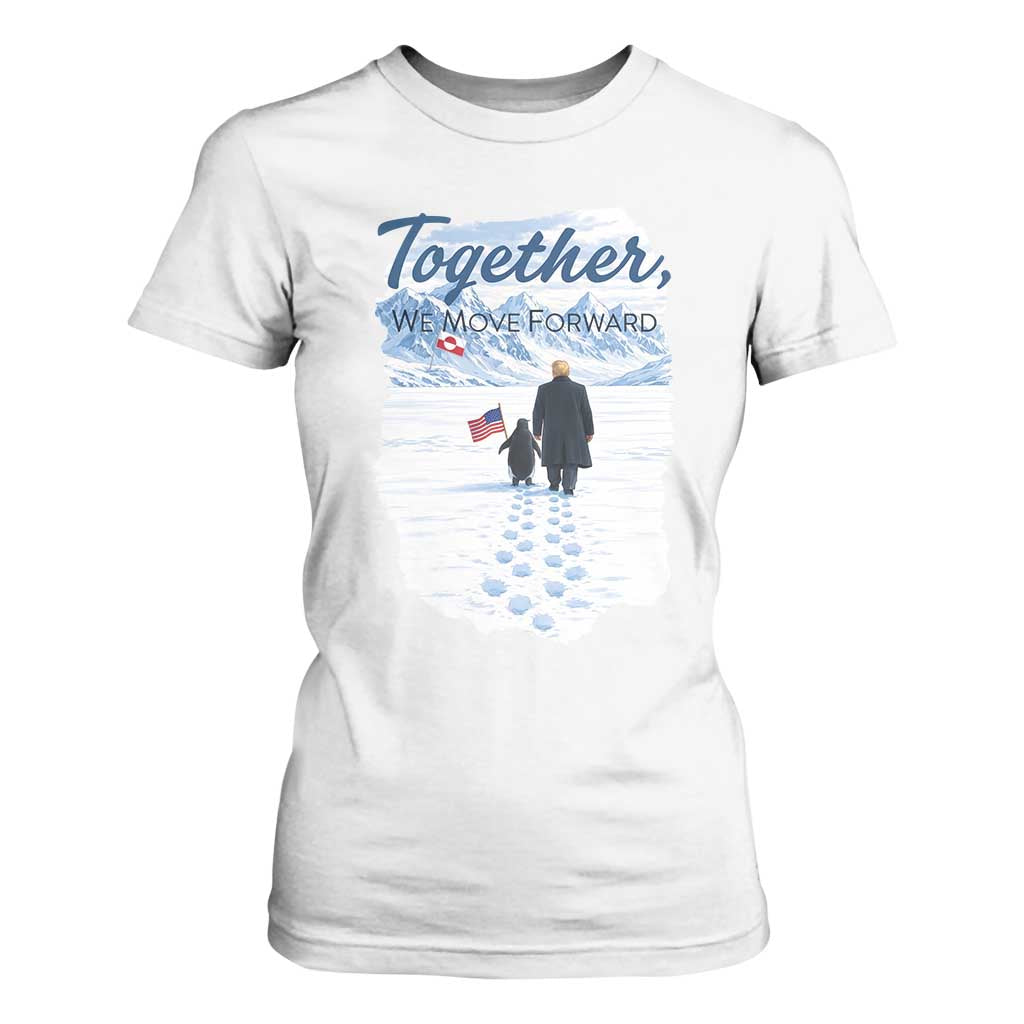Funny Penguin Protest T Shirt For Women Trump Nihilist Penguin Minimal Political Meme TS14 White Print Your Wear