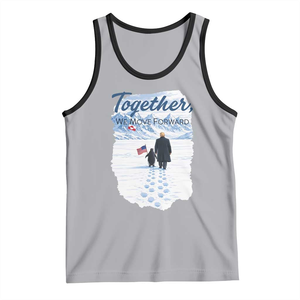 Funny Penguin Protest Tank Top Trump Nihilist Penguin Minimal Political Meme TS14 Athletic Heather Black Print Your Wear