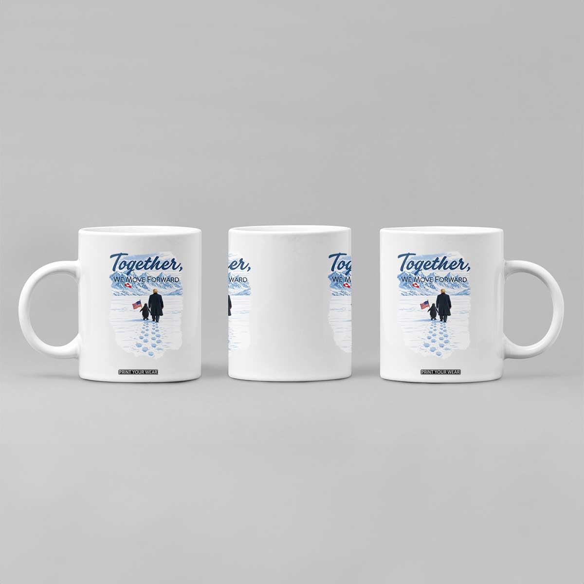 Funny Penguin Protest Coffee Mug Trump Nihilist Penguin Minimal Political Meme TS14 Print Your Wear
