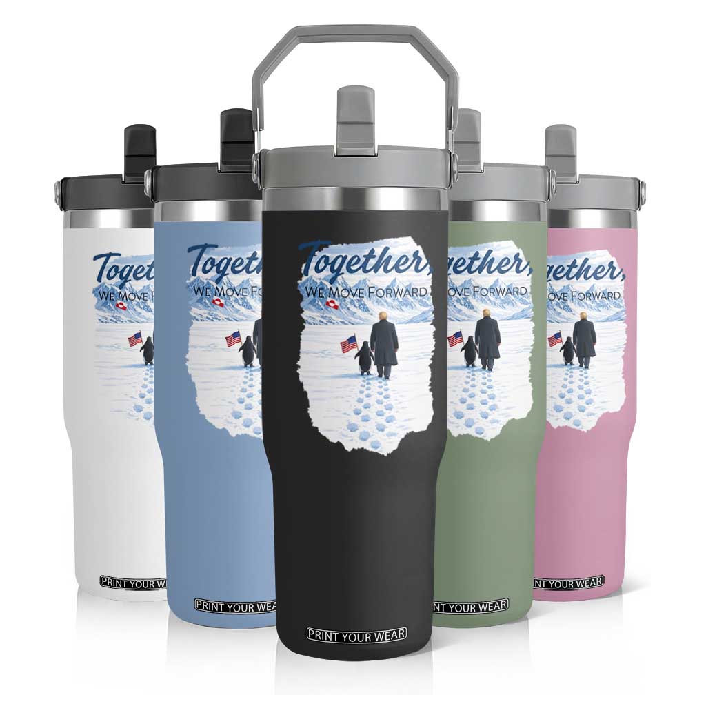Funny Penguin Protest Flip Straw Tumbler Trump Nihilist Penguin Minimal Political Meme TS14 Print Your Wear