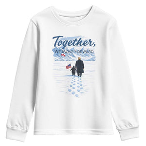Funny Penguin Protest Youth Sweatshirt Trump Nihilist Penguin Minimal Political Meme TS14 White Print Your Wear
