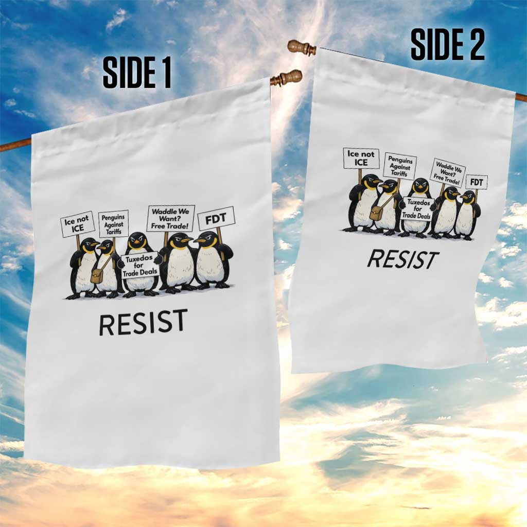 Penguins Resist Garden Flag Nihilist Penguin Anti-Government Meme TS14 Print Your Wear