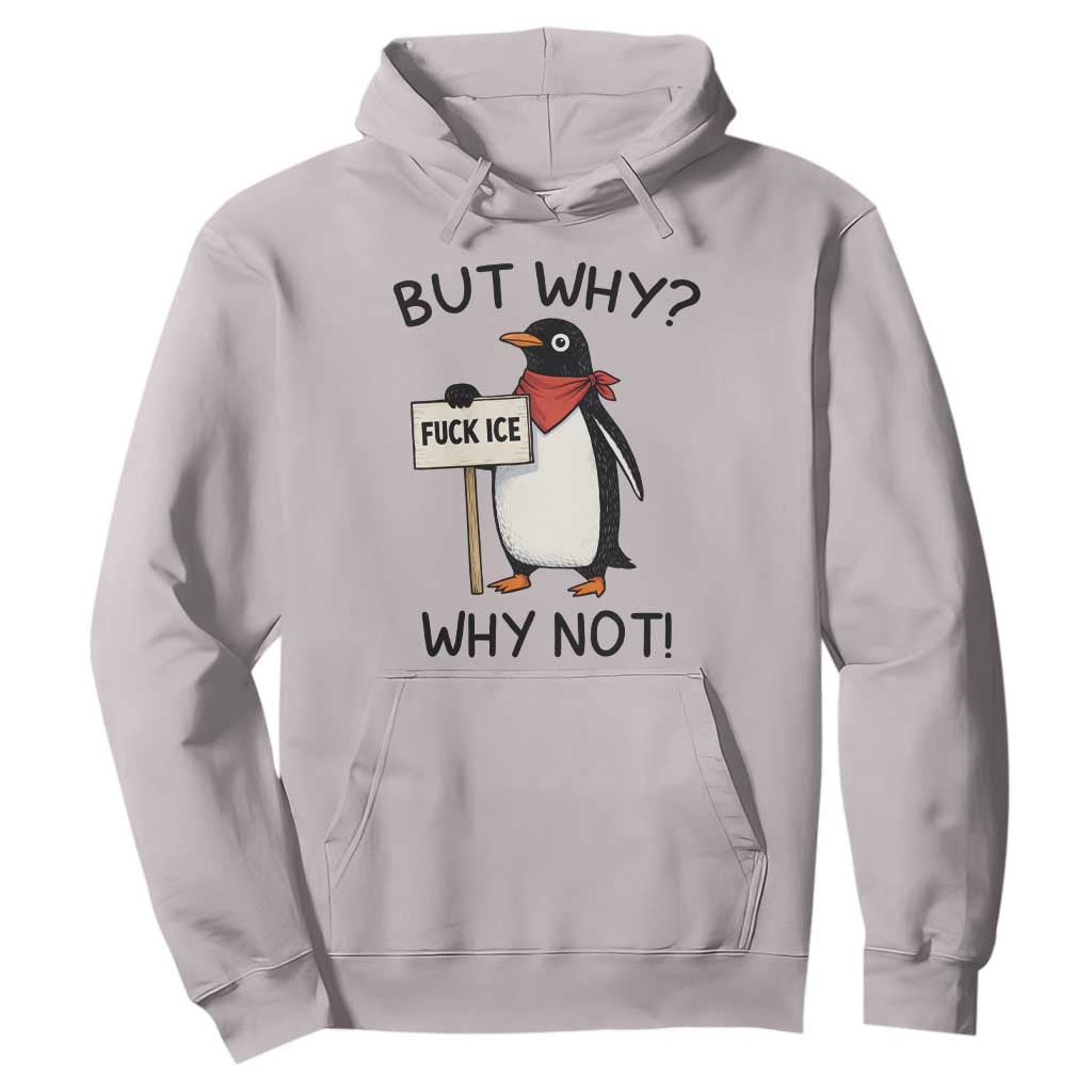 Fck ICE Hoodie Nihilist Penguin Anti-Government Meme TS14 Ice Gray Print Your Wear