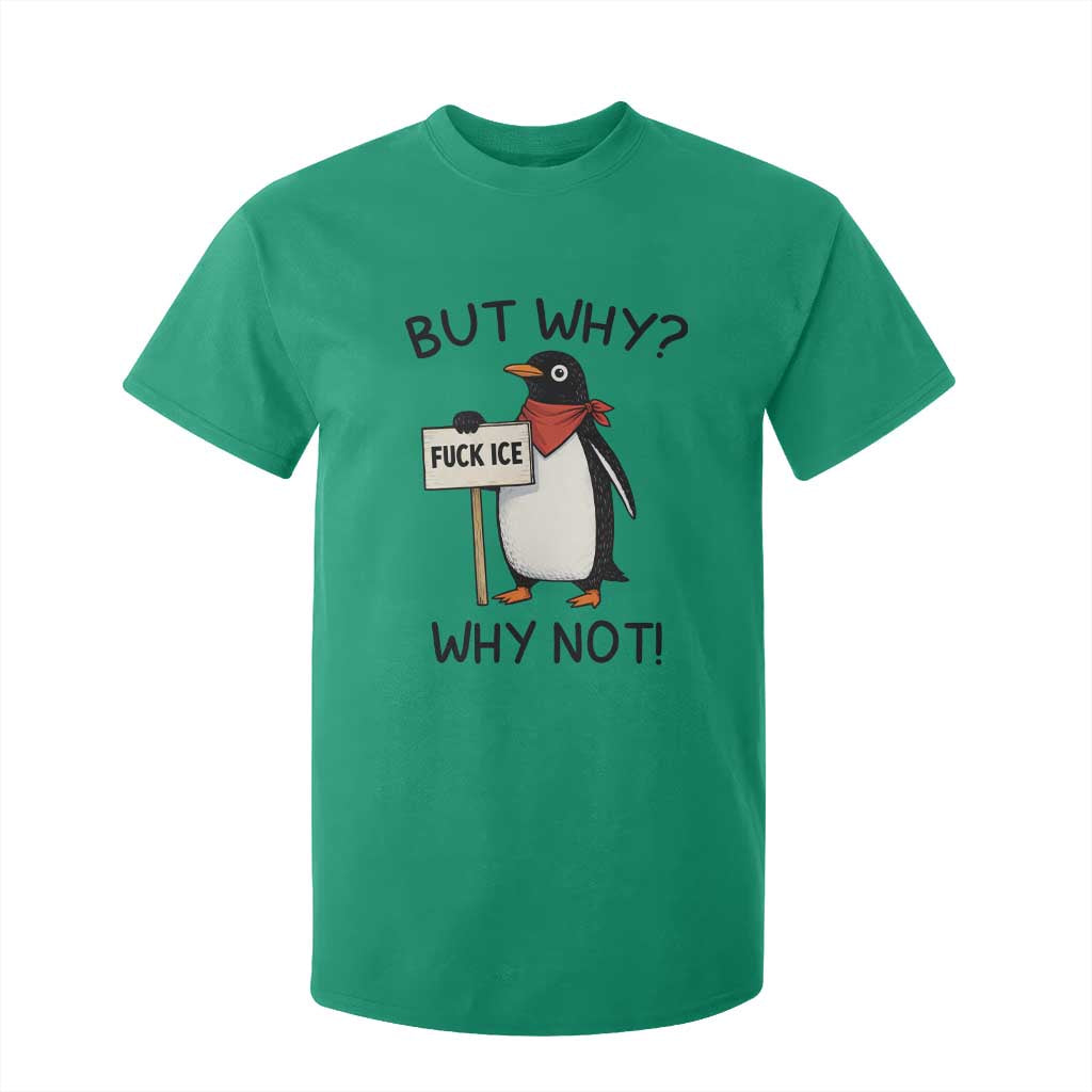 Fck ICE T Shirt For Kid Nihilist Penguin Anti-Government Meme TS14 Irish Green Print Your Wear