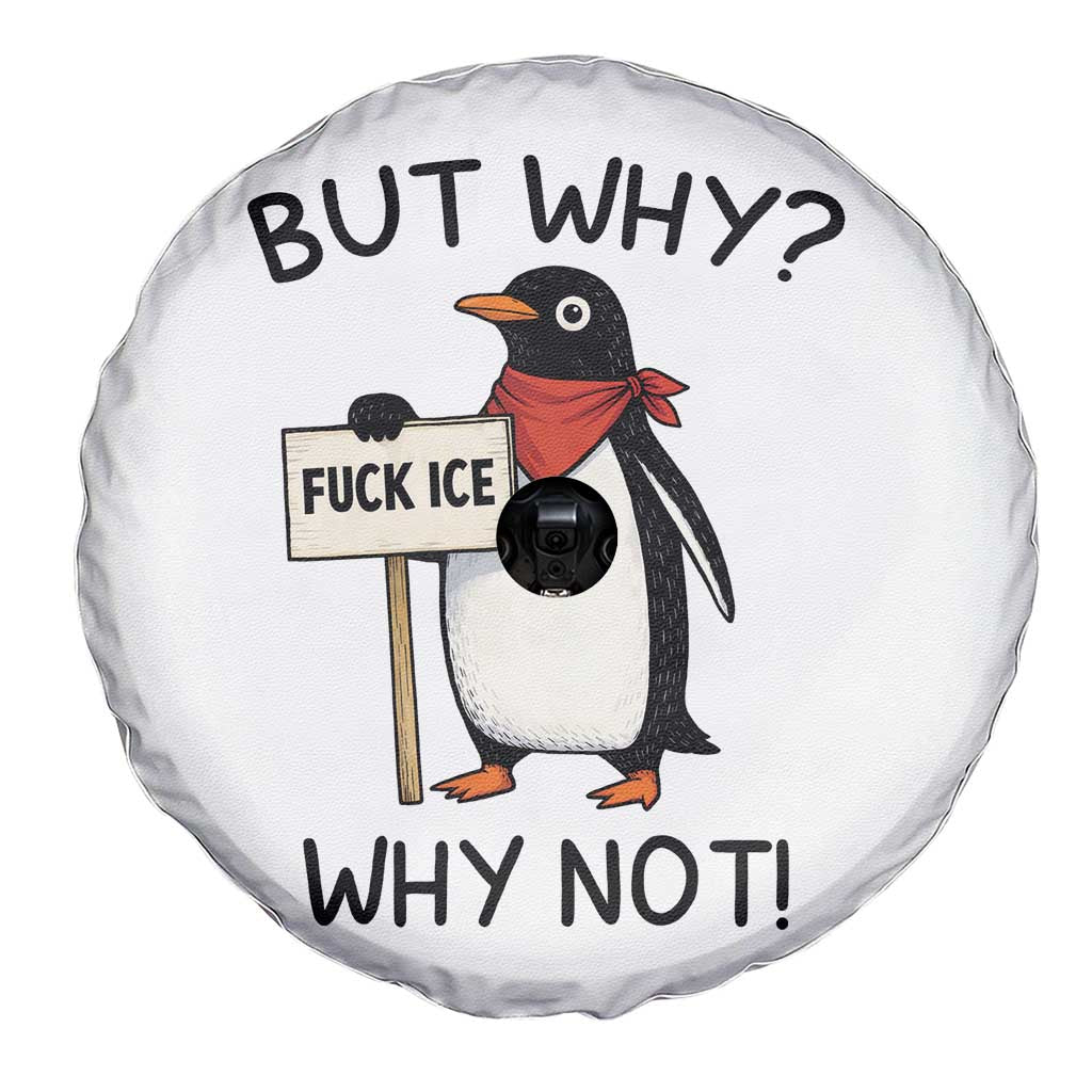 Fck ICE Spare Tire Cover Nihilist Penguin Anti-Government Meme TS14 Print Your Wear