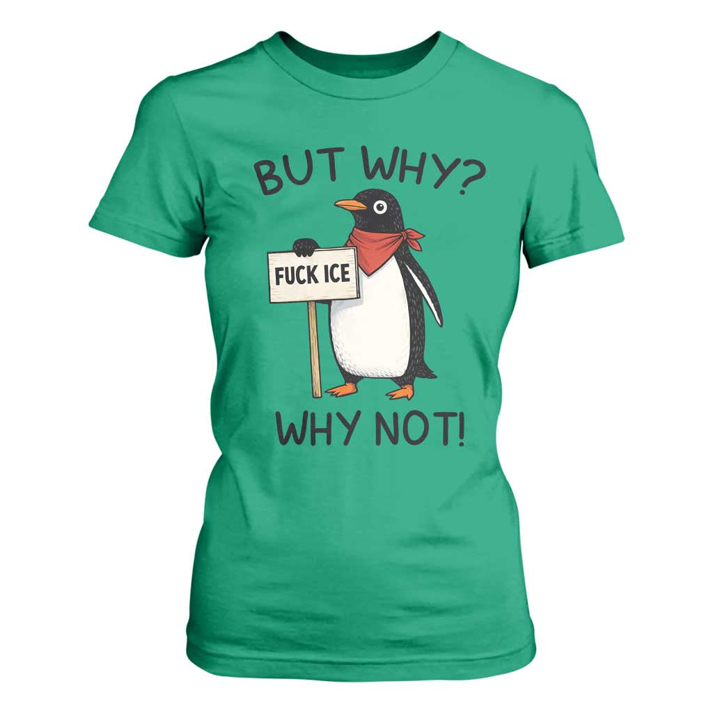 Fck ICE T Shirt For Women Nihilist Penguin Anti-Government Meme TS14 Irish Green Print Your Wear