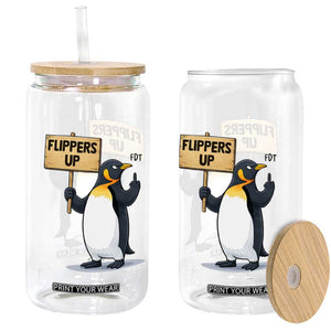 Penguins Resist Glass Can Flippers Up Protest TS14 Print Your Wear