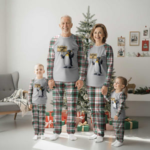 Penguins Resist Plaid Pajama Set Flippers Up Protest TS14 Christmas Plaid Print Your Wear