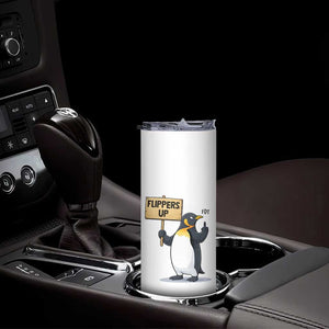 Penguins Resist Skinny Tumbler Flippers Up Protest TS14 Print Your Wear