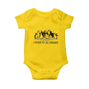 Funny Penguins Resist Protest Baby Onesie I Pefer My Ice Crushed TS14 Daisy Print Your Wear