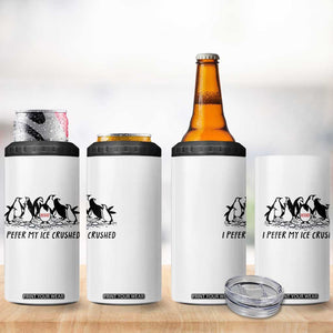 Funny Penguins Resist Protest 4 in 1 Can Cooler Tumbler I Pefer My Ice Crushed TS14 Print Your Wear
