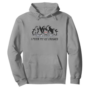 Funny Penguins Resist Protest Hoodie I Pefer My Ice Crushed TS14 Sport Gray Print Your Wear