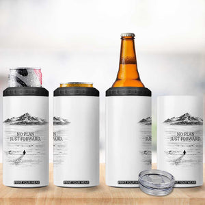 Funny Nihilist Penguin Hiking 4 in 1 Can Cooler Tumbler No Plan Just Forward TS14 Print Your Wear