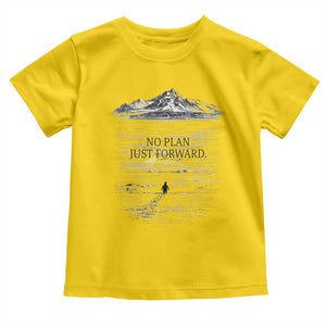 Funny Nihilist Penguin Hiking Toddler T Shirt No Plan Just Forward TS14 Daisy Print Your Wear