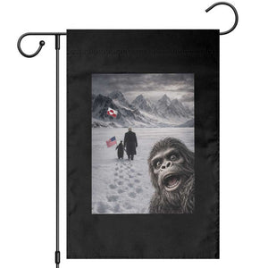 Nihilist Penguin Trump Hiking Mountains Garden Flag Funny Bigfoot Selfie But Why TS14 Black Print Your Wear