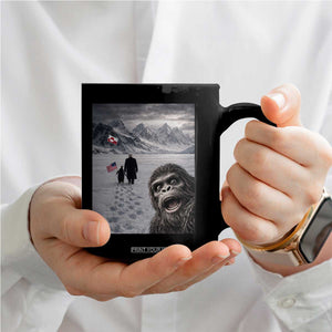 Nihilist Penguin Trump Hiking Mountains Coffee Mug Funny Bigfoot Selfie But Why TS14 Print Your Wear