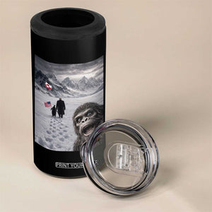 Nihilist Penguin Trump Hiking Mountains 4 in 1 Can Cooler Tumbler Funny Bigfoot Selfie But Why TS14 Print Your Wear