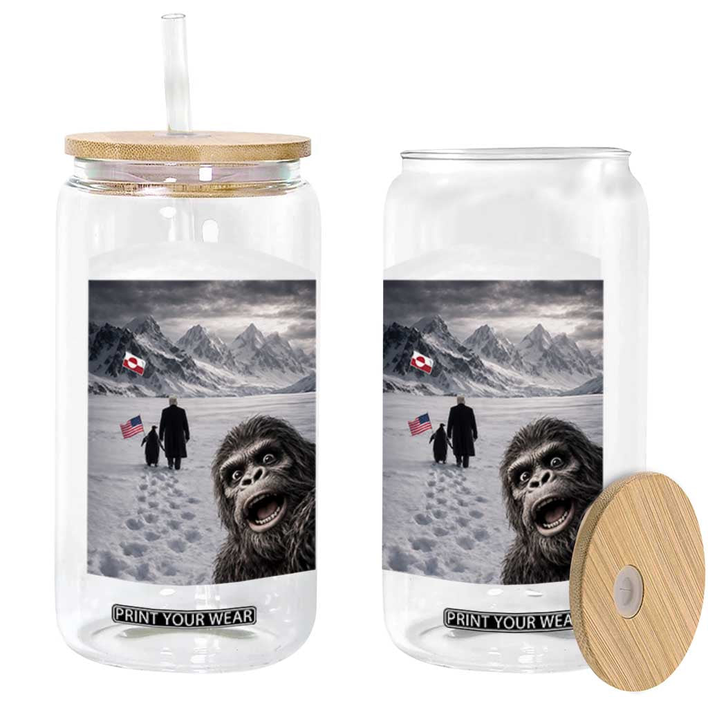 Nihilist Penguin Trump Hiking Mountains Glass Can Funny Bigfoot Selfie But Why TS14 Print Your Wear