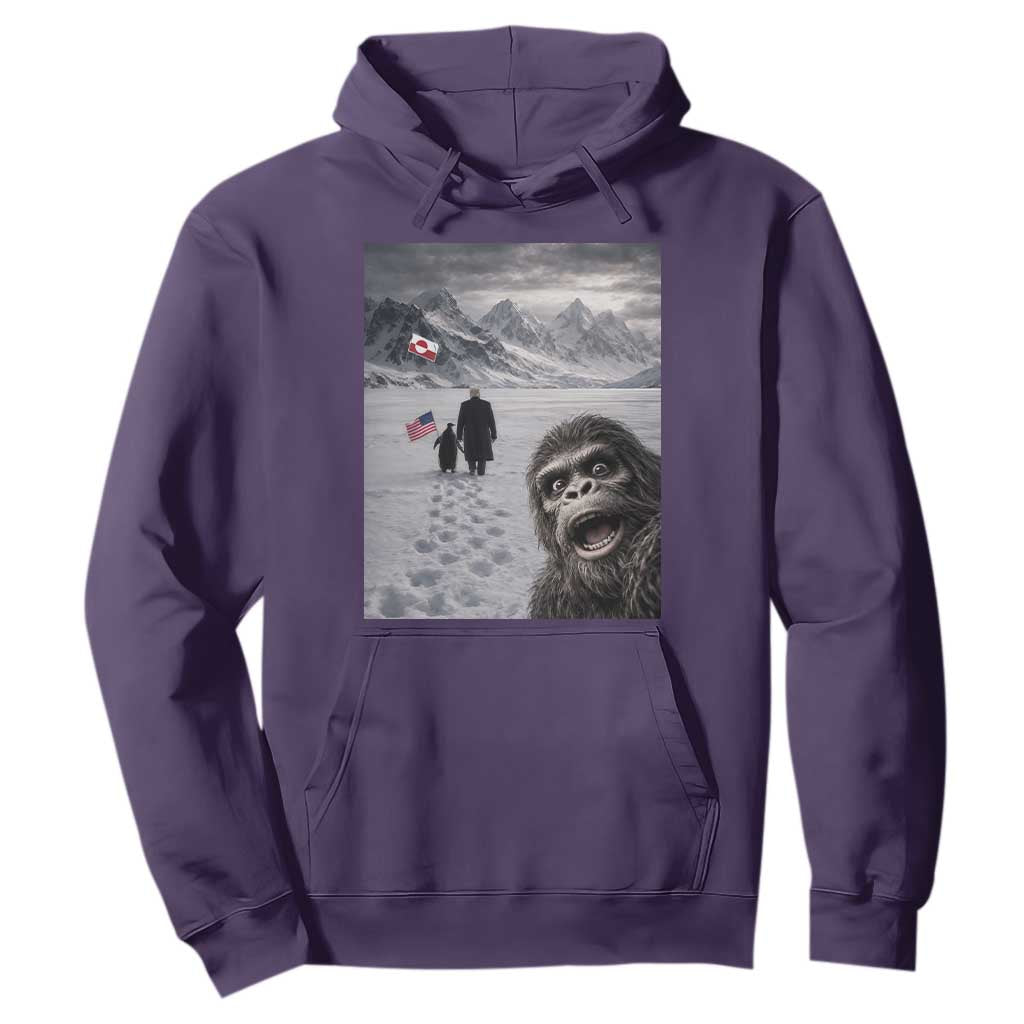 Nihilist Penguin Trump Hiking Mountains Hoodie Funny Bigfoot Selfie But Why TS14 Purple Print Your Wear
