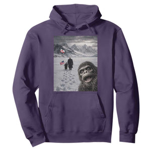 Nihilist Penguin Trump Hiking Mountains Hoodie Funny Bigfoot Selfie But Why TS14 Purple Print Your Wear
