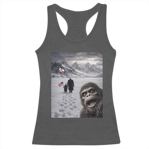 Nihilist Penguin Trump Hiking Mountains Racerback Tank Top Funny Bigfoot Selfie But Why TS14 Dark Heather Print Your Wear
