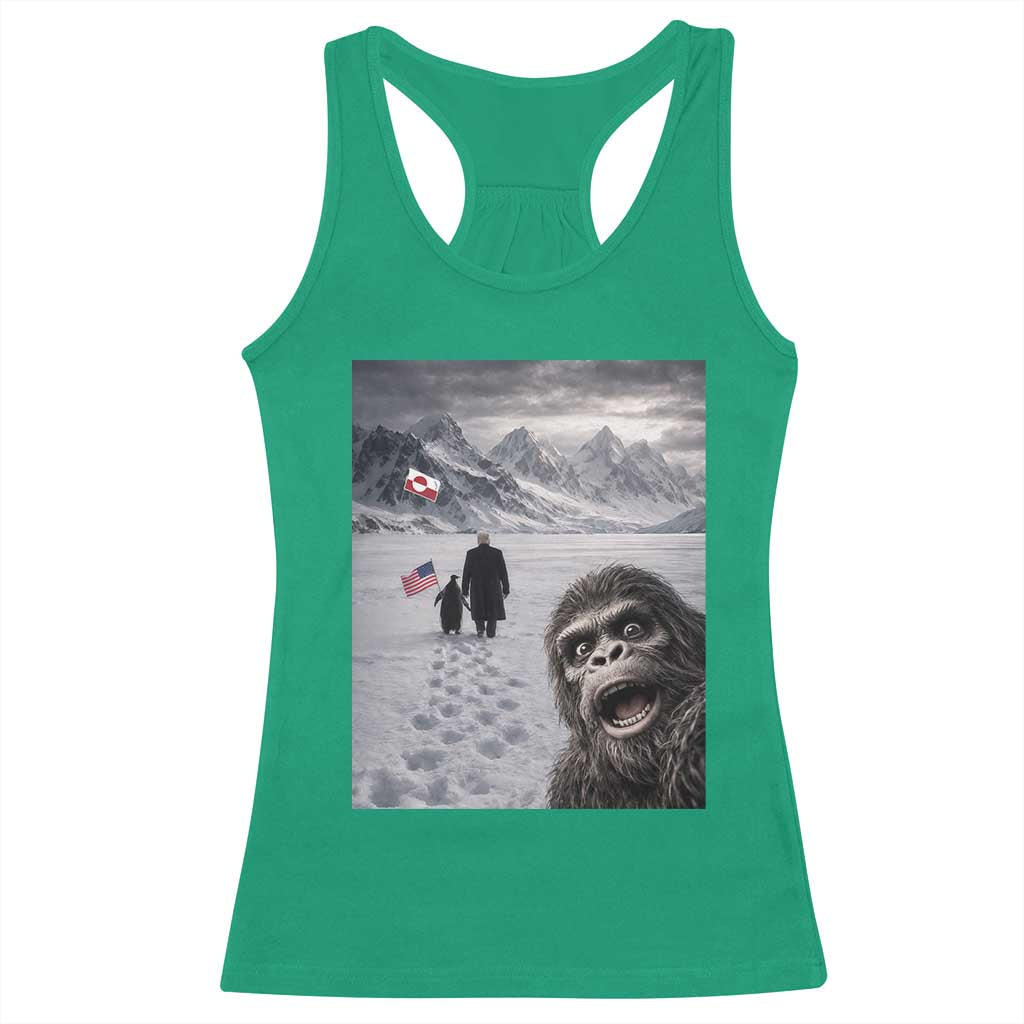 Nihilist Penguin Trump Hiking Mountains Racerback Tank Top Funny Bigfoot Selfie But Why TS14 Irish Green Print Your Wear
