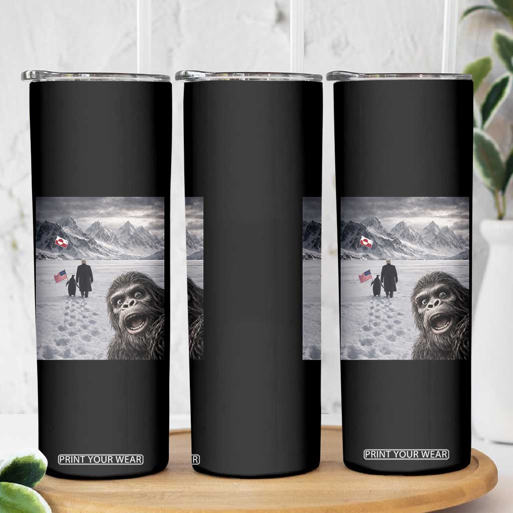 Nihilist Penguin Trump Hiking Mountains Skinny Tumbler Funny Bigfoot Selfie But Why TS14 Print Your Wear