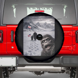 Nihilist Penguin Trump Hiking Mountains Spare Tire Cover Funny Bigfoot Selfie But Why TS14 Black Print Your Wear