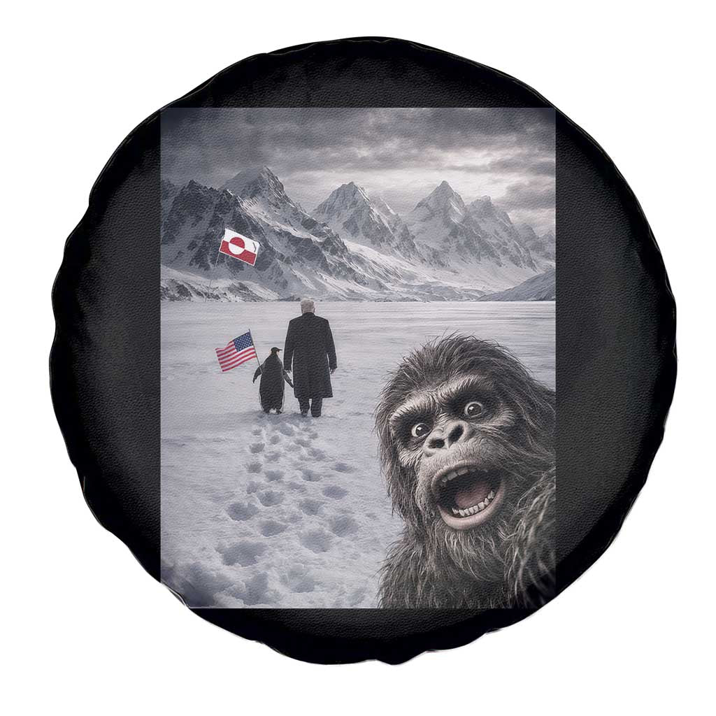 Nihilist Penguin Trump Hiking Mountains Spare Tire Cover Funny Bigfoot Selfie But Why TS14 Print Your Wear
