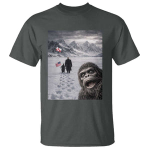 Nihilist Penguin Trump Hiking Mountains T Shirt Funny Bigfoot Selfie But Why TS14 Dark Heather Print Your Wear