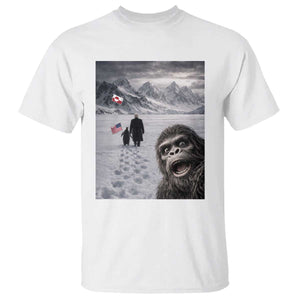 Nihilist Penguin Trump Hiking Mountains T Shirt Funny Bigfoot Selfie But Why TS14 White Print Your Wear