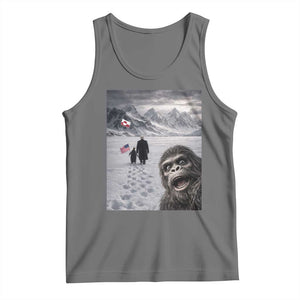 Nihilist Penguin Trump Hiking Mountains Tank Top Funny Bigfoot Selfie But Why TS14 Black Heather Print Your Wear