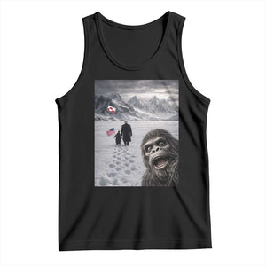 Nihilist Penguin Trump Hiking Mountains Tank Top Funny Bigfoot Selfie But Why TS14 Black Print Your Wear