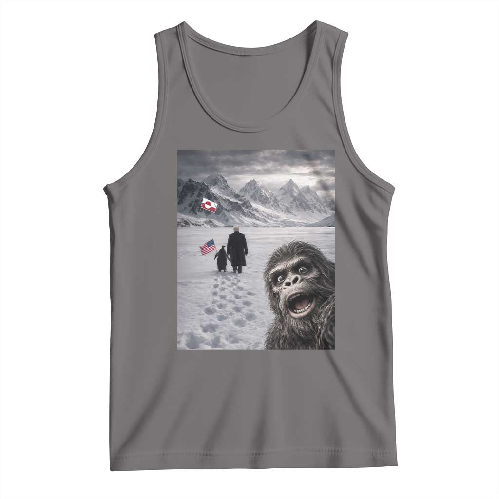 Nihilist Penguin Trump Hiking Mountains Tank Top Funny Bigfoot Selfie But Why TS14 Deep Heather Print Your Wear