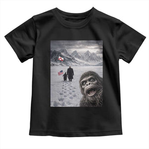Nihilist Penguin Trump Hiking Mountains Toddler T Shirt Funny Bigfoot Selfie But Why TS14 Black Print Your Wear