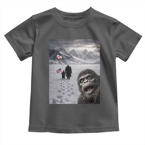 Nihilist Penguin Trump Hiking Mountains Toddler T Shirt Funny Bigfoot Selfie But Why TS14 Dark Heather Print Your Wear