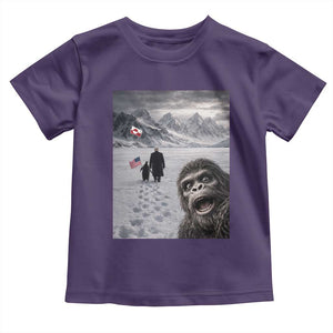 Nihilist Penguin Trump Hiking Mountains Toddler T Shirt Funny Bigfoot Selfie But Why TS14 Purple Print Your Wear