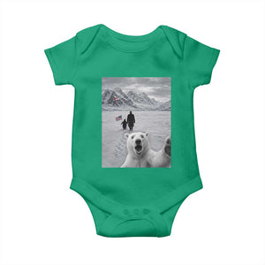 Nihilist Penguin Trump Hiking Mountains Baby Onesie Funny Polar Bear Selfie But Why TS14 Irish Green Print Your Wear