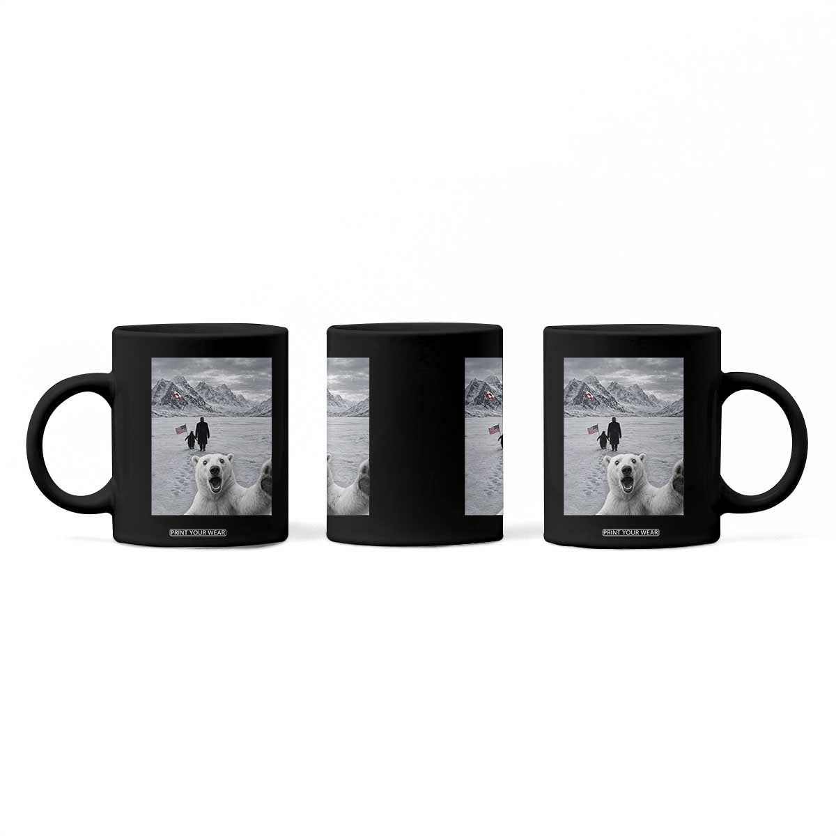 Nihilist Penguin Trump Hiking Mountains Coffee Mug Funny Polar Bear Selfie But Why TS14 Print Your Wear