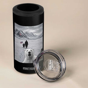 Nihilist Penguin Trump Hiking Mountains 4 in 1 Can Cooler Tumbler Funny Polar Bear Selfie But Why TS14 Print Your Wear