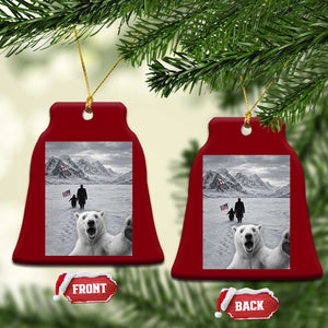 Nihilist Penguin Trump Hiking Mountains Ceramic Ornament Funny Polar Bear Selfie But Why TS14 Print Your Wear