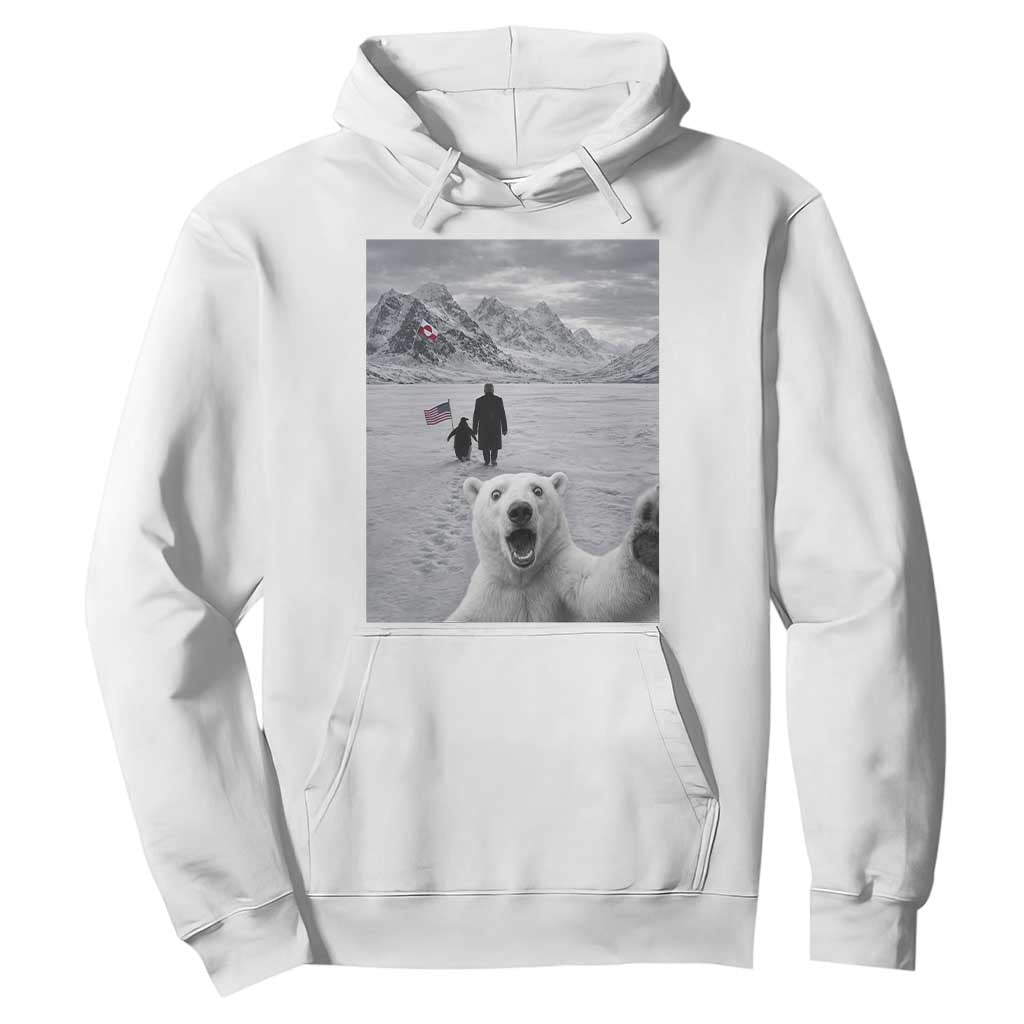 Nihilist Penguin Trump Hiking Mountains Hoodie Funny Polar Bear Selfie But Why TS14 White Print Your Wear