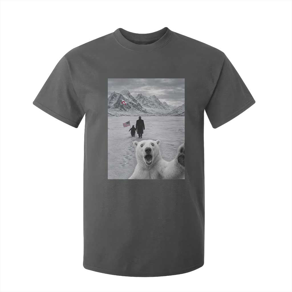Nihilist Penguin Trump Hiking Mountains T Shirt For Kid Funny Polar Bear Selfie But Why TS14 Dark Heather Print Your Wear