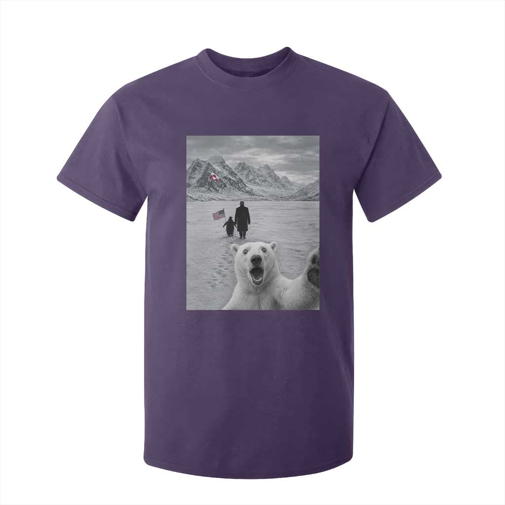Nihilist Penguin Trump Hiking Mountains T Shirt For Kid Funny Polar Bear Selfie But Why TS14 Purple Print Your Wear