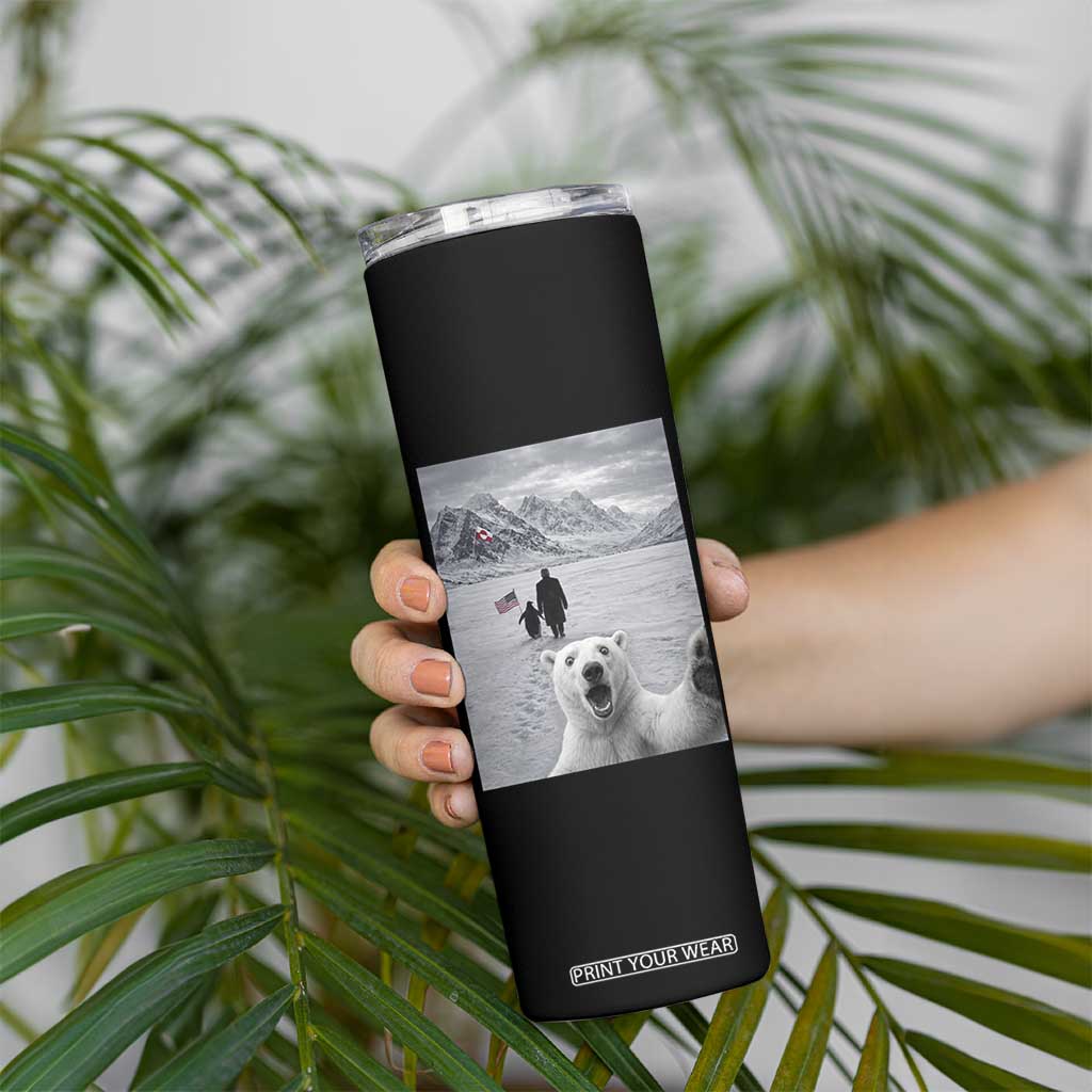 Nihilist Penguin Trump Hiking Mountains Skinny Tumbler Funny Polar Bear Selfie But Why TS14 Print Your Wear
