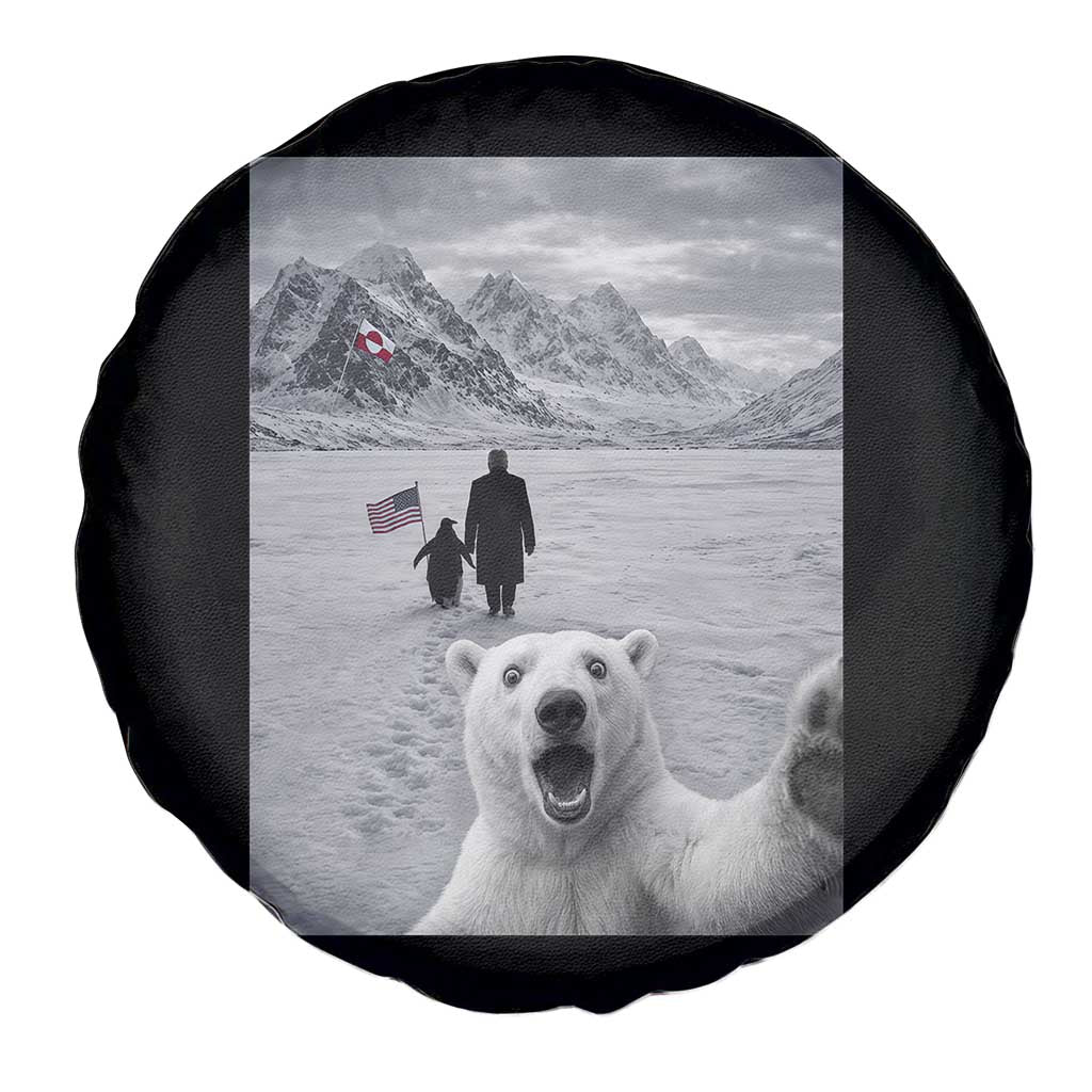 Nihilist Penguin Trump Hiking Mountains Spare Tire Cover Funny Polar Bear Selfie But Why TS14 Print Your Wear