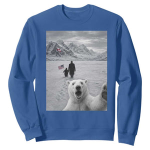 Nihilist Penguin Trump Hiking Mountains Sweatshirt Funny Polar Bear Selfie But Why TS14 Royal Blue Print Your Wear