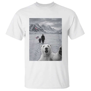 Nihilist Penguin Trump Hiking Mountains T Shirt Funny Polar Bear Selfie But Why TS14 White Print Your Wear